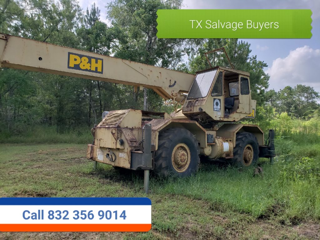 Crane salvage buyers Houston Texas