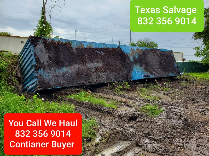 Damaged shipping container buyers Houston TX