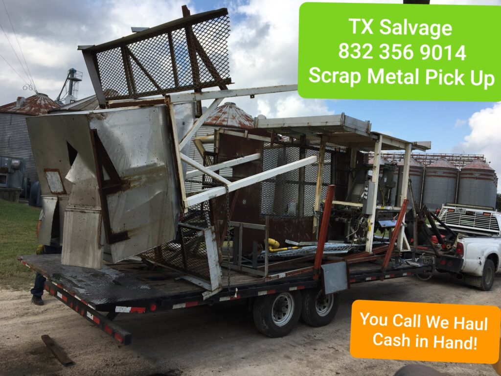 scrap metal pick up Houston