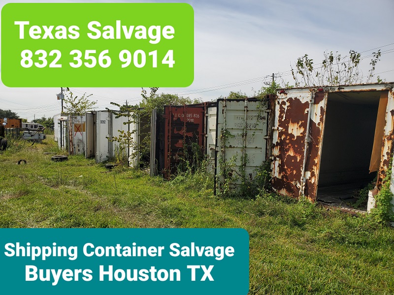 salvage container buyers Houston
