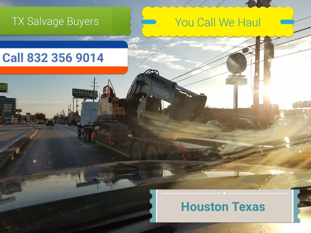 Heavy Equipment salvage Buyer Houston TX