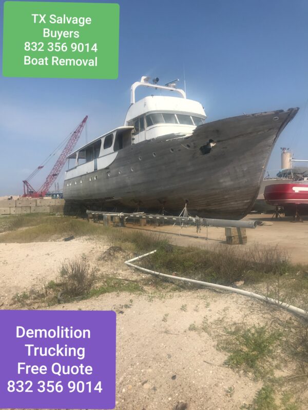 Boat Removal Clear Lake [832-356-9014]