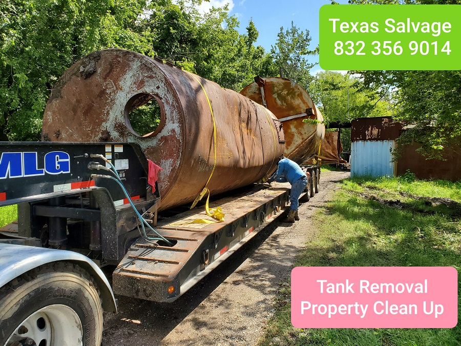 property clean up - scrap metal salvage recycling