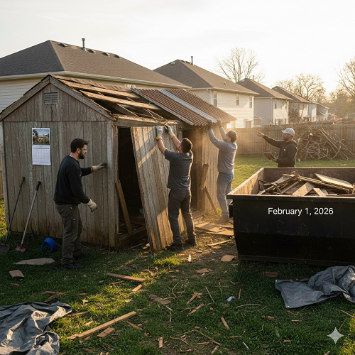 Tear Down Shed Houston [ 832-356-9014] Shed Demolition and Removal. 